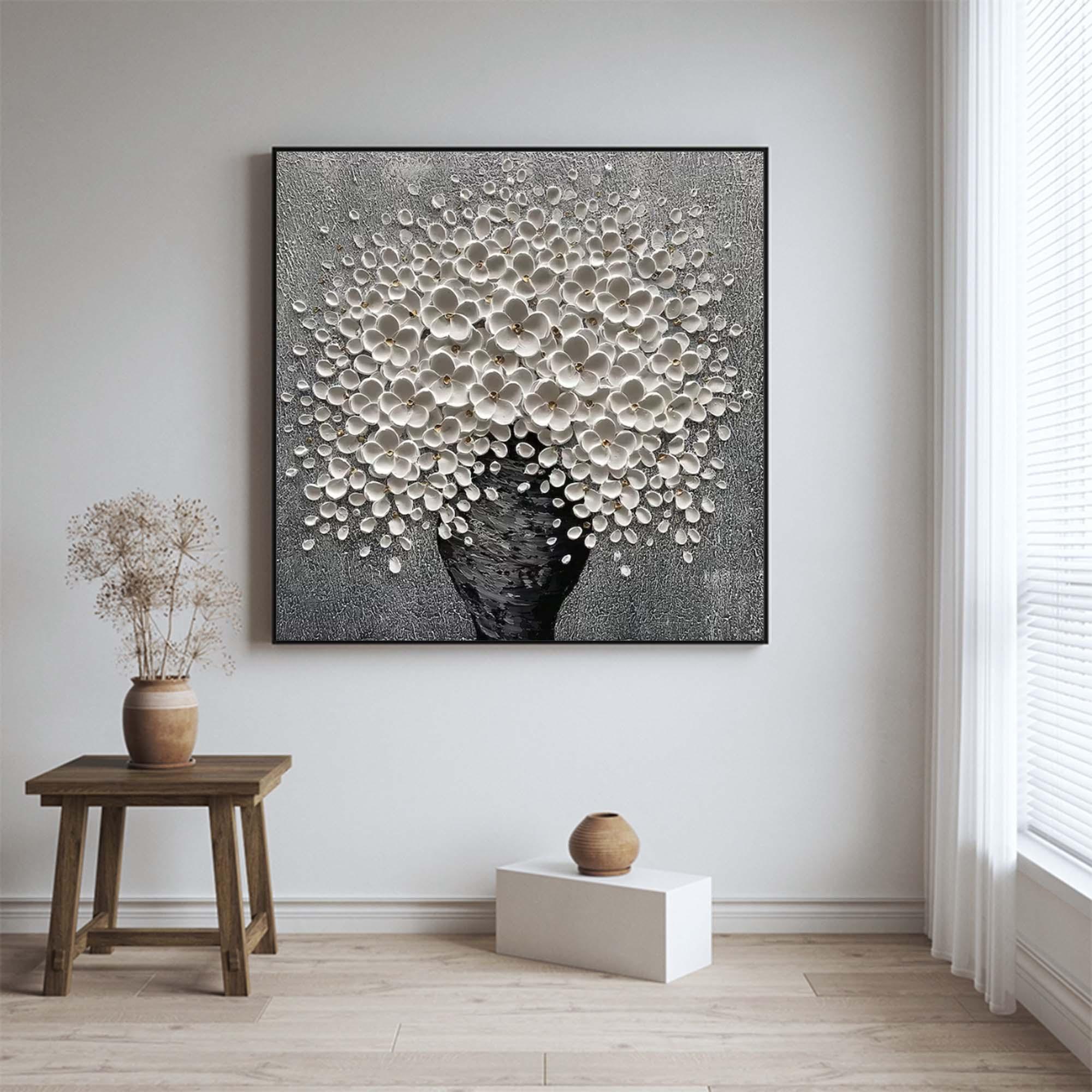 Hand-painted botanical art | Large-size living room decorative wall painting