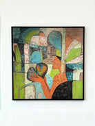 "Radiant Heart" Native American Woman Art | Inspirational Hand-Painted Wall Decor