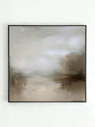 Original atmospheric abstract painting -  meditative wall art for bedroom or calm space decor