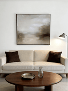 Original atmospheric abstract painting -  meditative wall art for bedroom or calm space decor