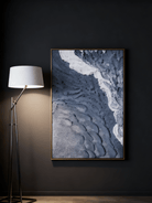 Textured Ocean Art | Hand-Painted Abstract Seascape | Coastal Wall Canvas | WABI