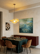 Original impressionist water lily painting–  nature-inspired wall art for living room or bedroom decor