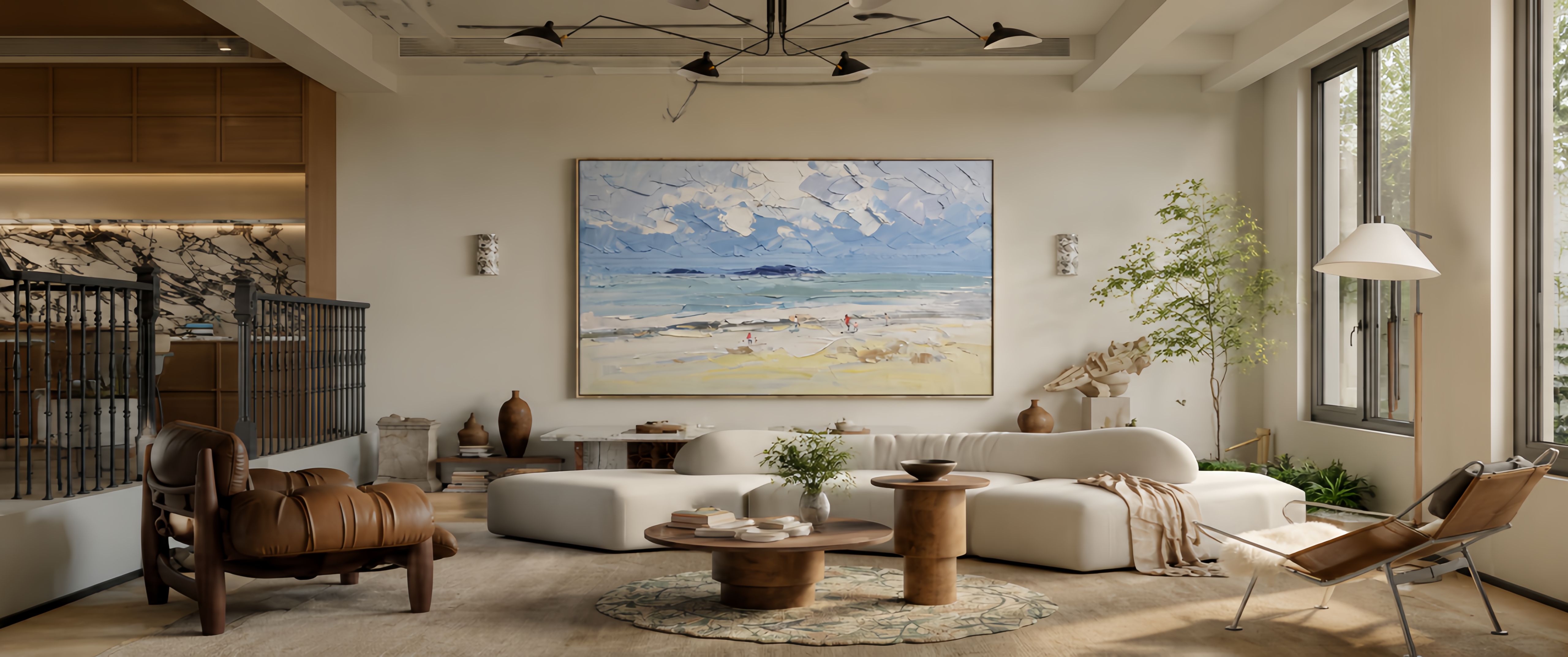 Custom-Hand-Painted Wall Art | Wabi-Sabi & Modern Canvas Decor